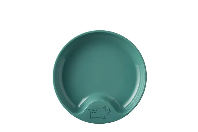 mepal-mio-kinderlernteller-sp-lmaschinengeeignet-bpa-frei-deep-turquoise image 1