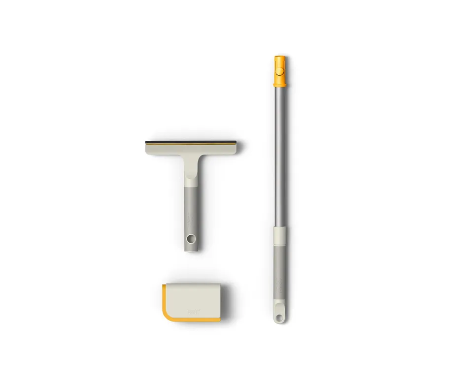 joseph-joseph-cleantech-tierhaar-reinigungsset-3-teilig-teppichharke-mit-telesko image 1