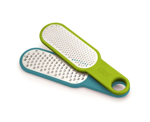 joseph-joseph-duo-2-teiliges-reibenset-grobe-und-feine-reibe-mit-edelstahlklinge image 1