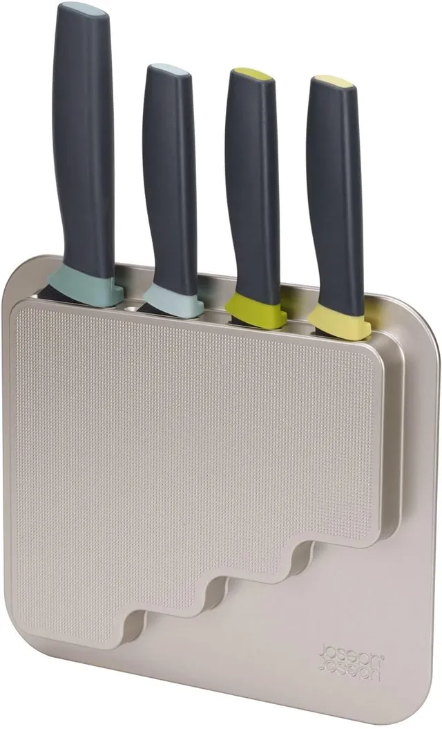 joseph-joseph-doorstore-elevate-4-teiliges-messerset-mit-schrankinterner-aufbewa image 1