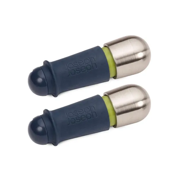 joseph-joseph-barwise-twist-lock-weinstopfen-2er-set-luftdichter-wiederverwendba image 1