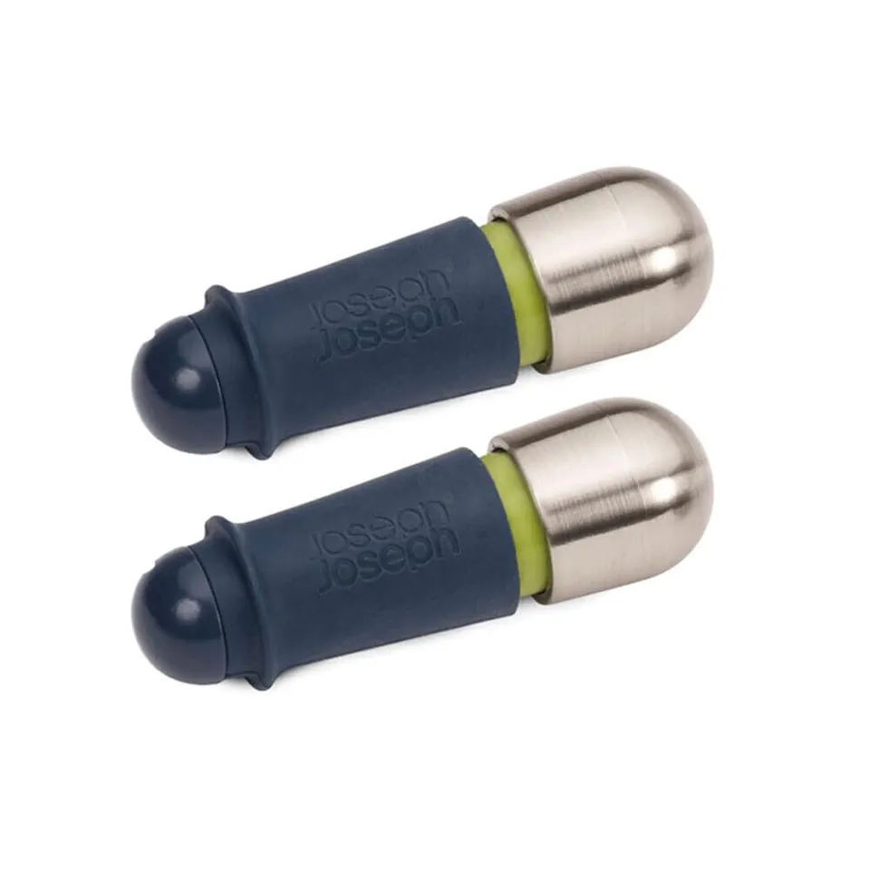 joseph-joseph-barwise-twist-lock-weinstopfen-2er-set-luftdichter-wiederverwendba image 1