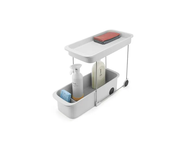 joseph-joseph-cupboardstore-2-stufiger-k-chenwagen-mit-rollen-unterschrank-regal image 1