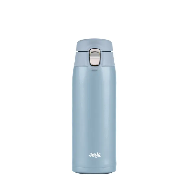 emsa-travel-mug-light-n21518-isolierbecher-aus-edelstahl-0-4-liter-klappverschlu image 1