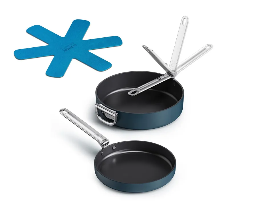 joseph-joseph-space-2-teiliges-bratpfannen-set-mit-klappgriffen-keramik-antihaft image 1