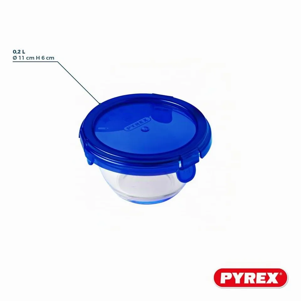 pyrex-cook-go-5er-set-runde-vorratsgl-ser-0-2-l-mit-blauem-luftdichten-deckel-bo image 1