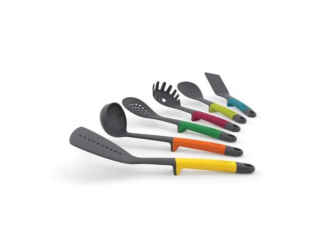joseph-joseph-elevate-6-teiliges-utensilienset-mit-gewichteten-griffen-nylonk-pf image 1