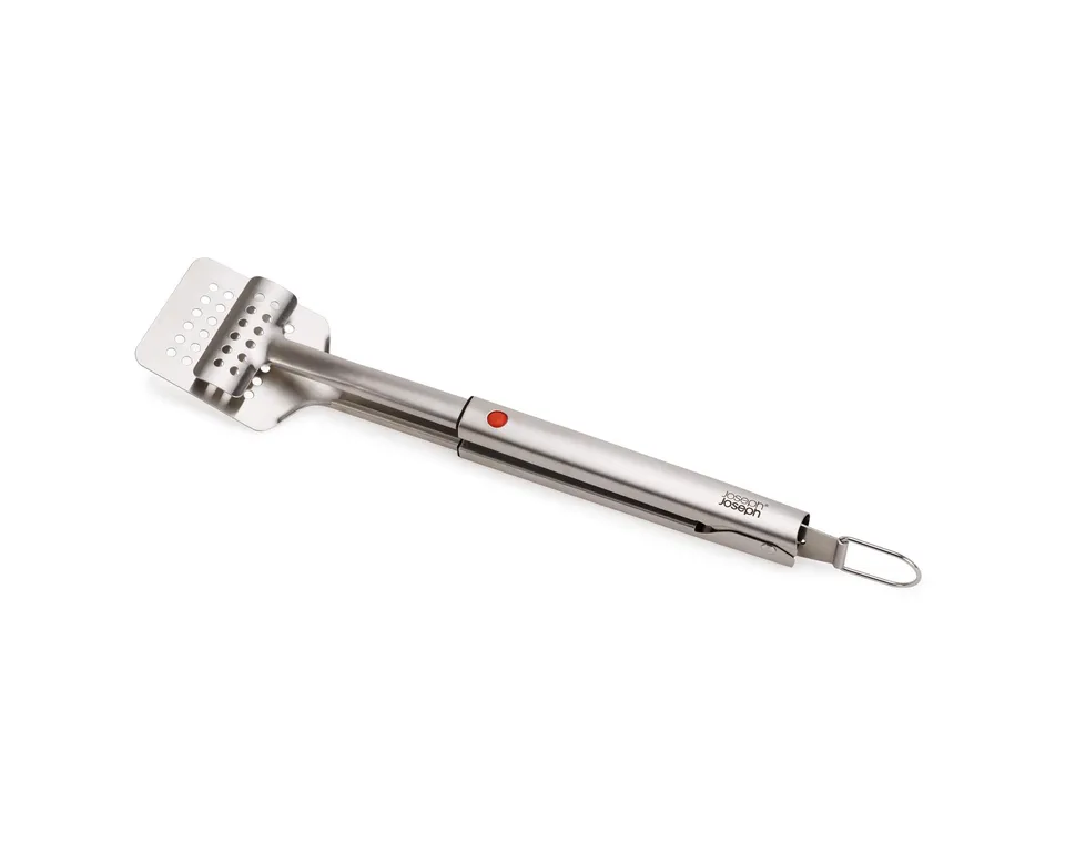 joseph-joseph-grillout-bbq-wender-zange-2-in-1-grillzange-mit-teleskopkopf-robus image 1