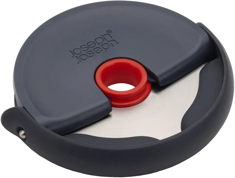 joseph-joseph-disc-compact-pizzaschneider-mit-edelstahlklinge-abnehmbar-silikong image 1