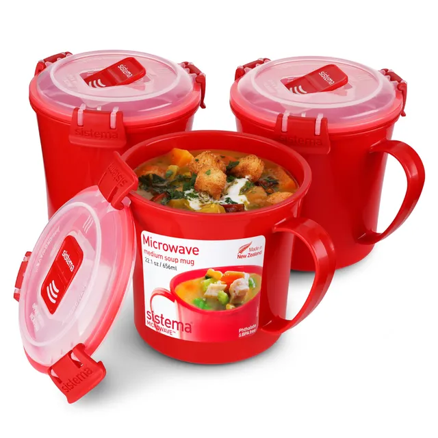 sistema-microwave-suppentasse-mittelgro-656-ml-mikrowellengeeignete-frischhalted image 1
