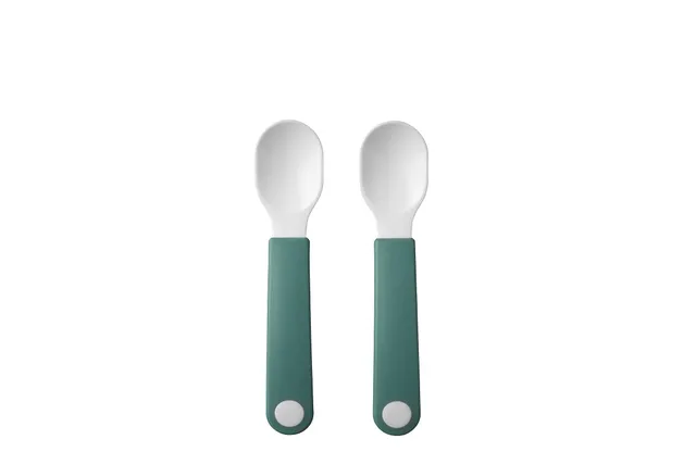 mepal-mio-lernl-ffel-2er-set-mit-h-lle-baby-und-kleinkind-lernbesteck-ab-6-monat image 1