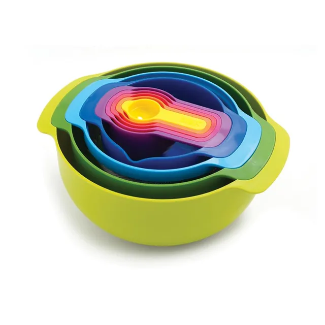 joseph-joseph-nest-9-plus-9-teiliges-kompaktes-lebensmittelzubereitungs-set-mit- image 1