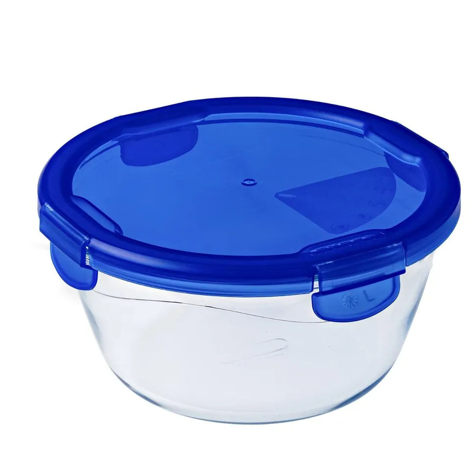 pyrex-288pg00-mehrzweckform-rund-mit-deckel-1-6-l-borosilikatglas-100-dicht-tran image 1