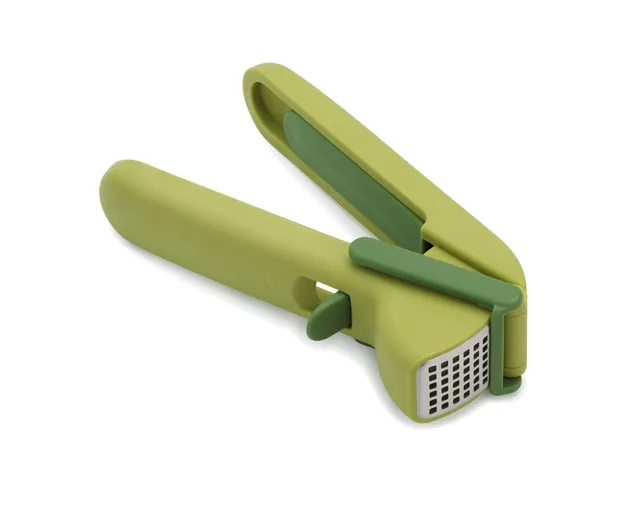 joseph-joseph-cleanforce-knoblauchpresse-mit-wischblatt-und-reinigungstool-leich image 1