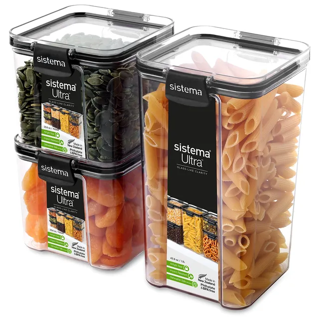 sistema-ultra-tritan-luftdichtes-frischhaltedosen-set-3-stapelbare-vorratsdosen- image 1