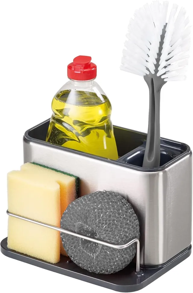 joseph-joseph-surface-utensilientopf-mit-sp-lbecken-ablage-schwamm-b-rsten-und-s image 1