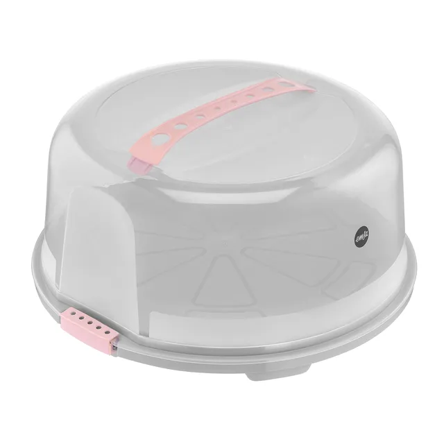emsa-prep-bake-kuchenaufbewahrungsbox-rund-34-cm-mit-tragegriff-clipsverschluss- image 1