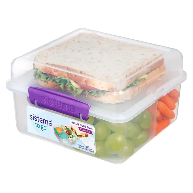 sistema-lunch-cube-max-to-go-2-liter-brotdose-mit-f-chern-und-joghurtbeh-lter-bp image 1