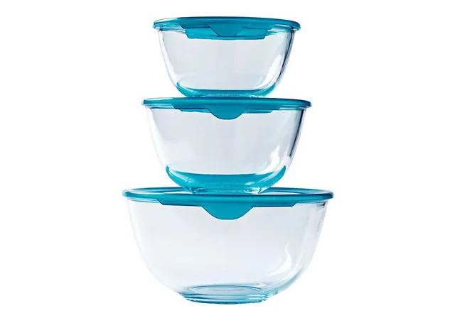 pyrex-prep-store-glassch-sseln-mit-deckel-3-teilig-0-5-1-2-liter-borosilikatglas image 1