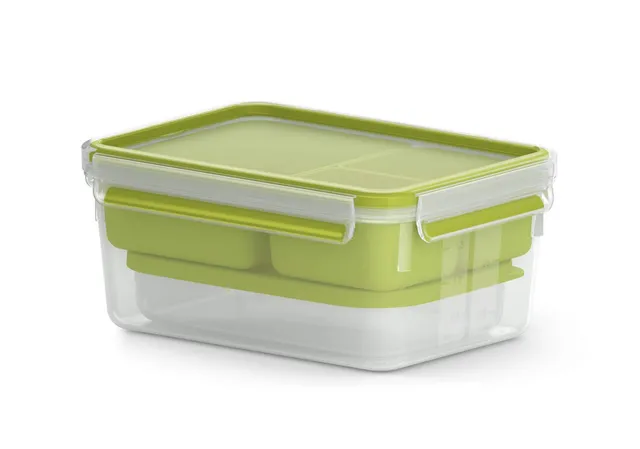 emsa-clip-go-lunchbox-n10716-2-2-l-brotdose-mit-3-eins-tzen-100-dicht-mit-frisch image 1
