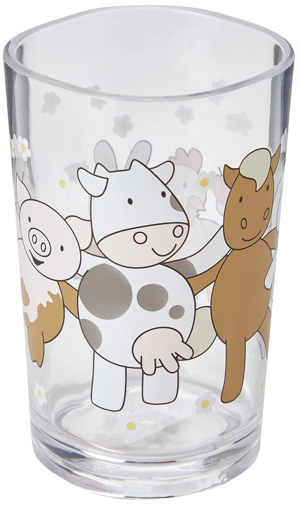 emsa-kindertrinkglas-bauernhof-0-2-l-kinderbecher-san-kunststoff-transparentgr-n image 1