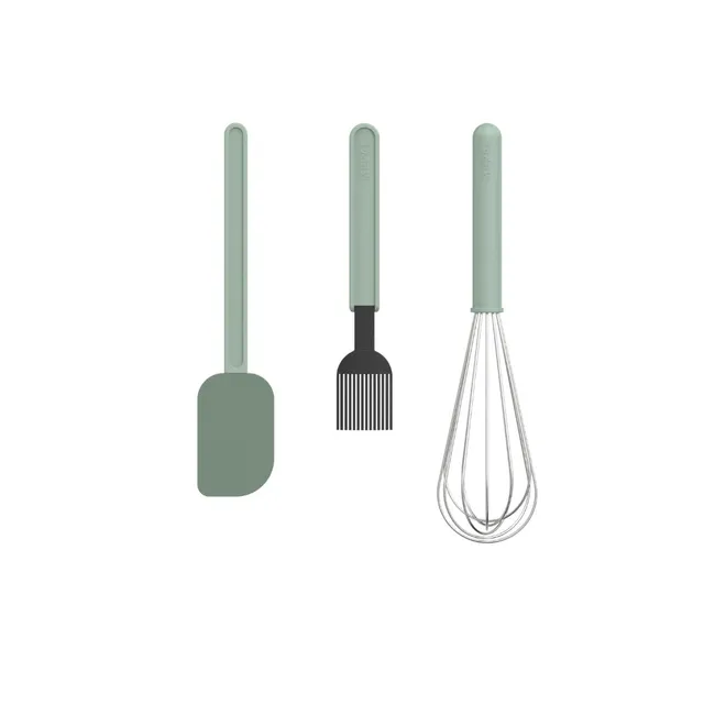 mepal-chef-it-back-set-3-teilig-teigschaber-gro-backpinsel-edelstahl-schneebesen image 1