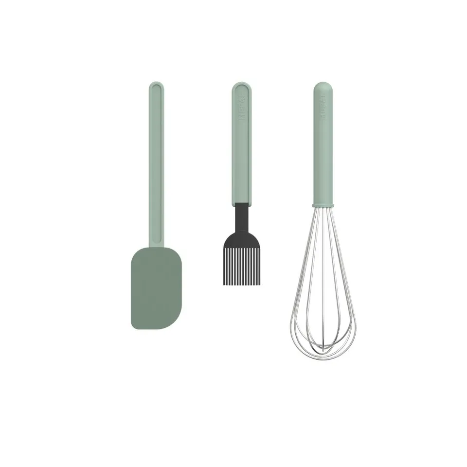 mepal-chef-it-back-set-3-teilig-teigschaber-gro-backpinsel-edelstahl-schneebesen image 1
