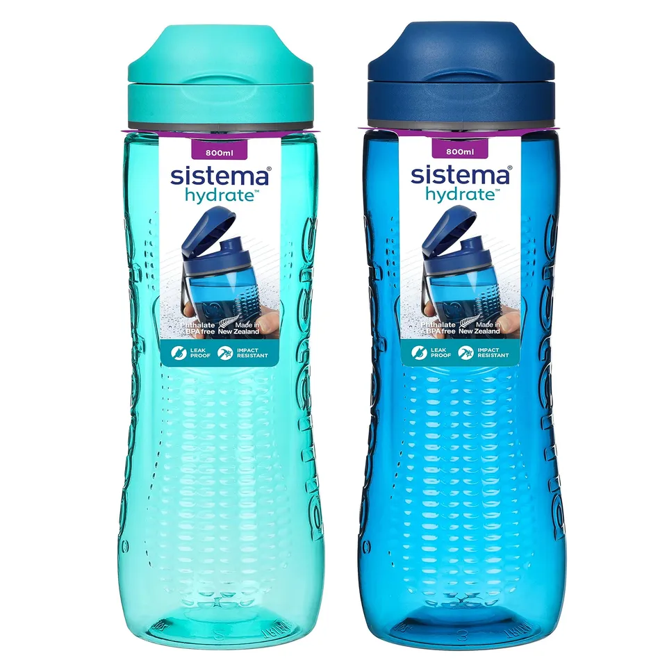 sistema-hydrate-tritan-swift-wasserflasche-800-ml-auslaufsichere-trinkflasche-mi image 1