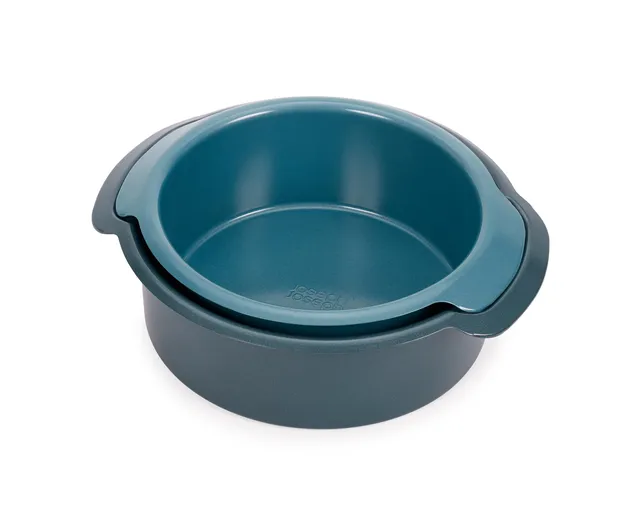 joseph-joseph-nest-bake-2er-set-antihaft-kuchenformen-rund-23-cm-20-cm-karbonsta image 1