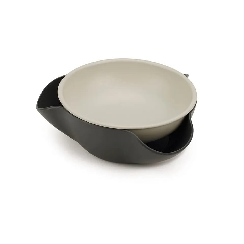 joseph-joseph-double-dish-servierschale-f-r-oliven-und-n-sse-zweist-ckig-grau image 1