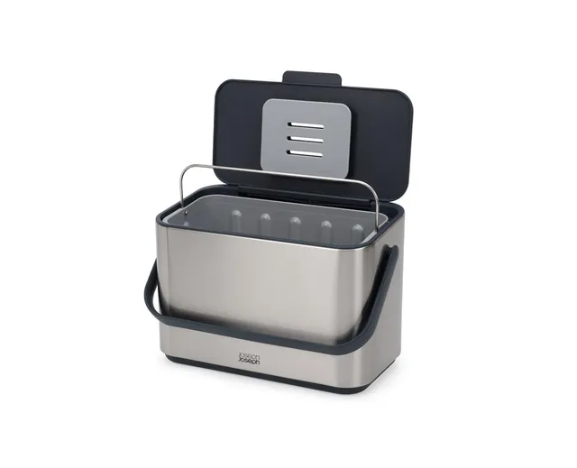 joseph-joseph-collect-4-l-komposteimer-aus-edelstahl-mit-griff-herausnehmbarem-i image 1