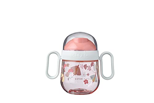 mepal-mio-trinklernbecher-200-ml-flowers-butterflies-antitropf-trinklernbecher-a image 7