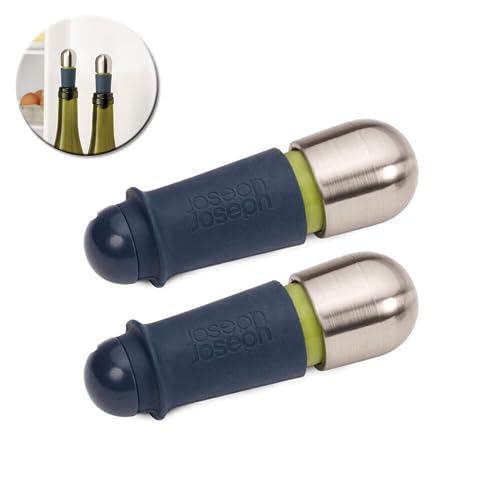 joseph-joseph-barwise-twist-lock-weinstopfen-2er-set-luftdichter-wiederverwendba image 7