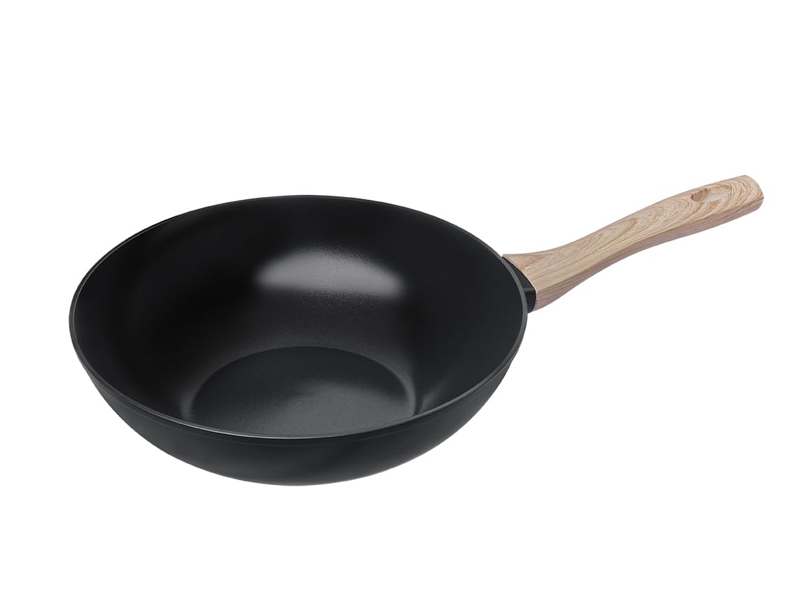 pyrex-cook-care-wok-28-cm-aus-recyceltem-aluminium-pfas-freie-antihaftbeschichtu image 1