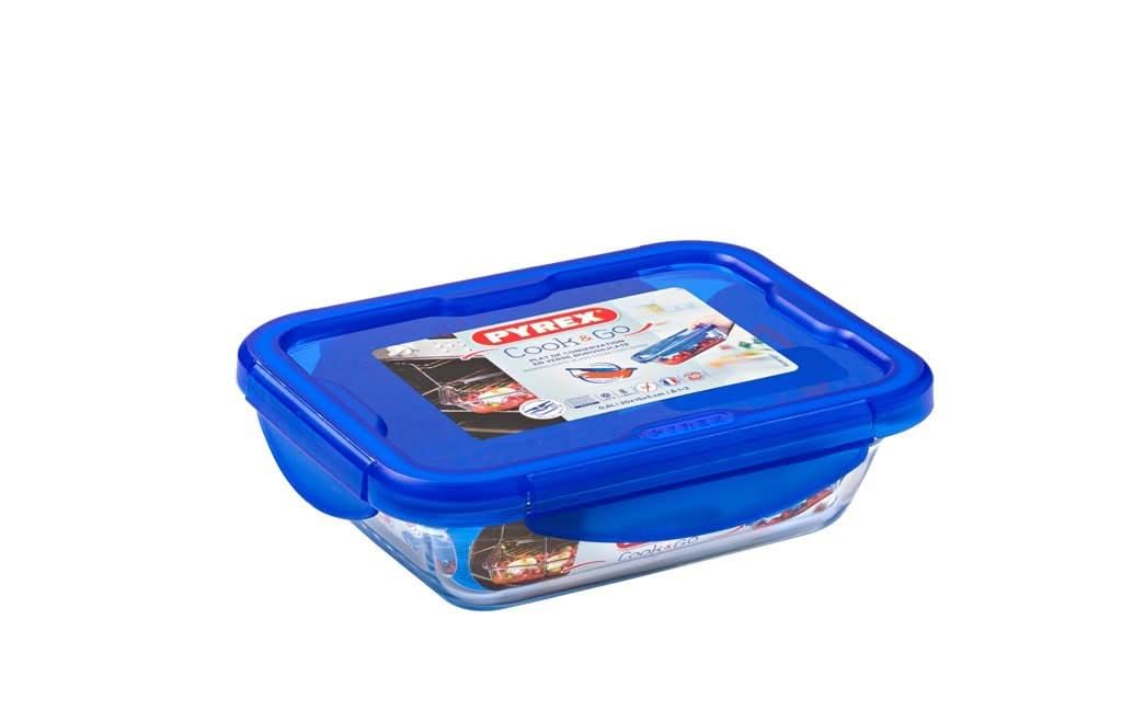 pyrex-cook-go-lunchbox-set-3-rechteckige-glasboxen-0-8-l-mit-luftdichtem-bpa-fre image 3