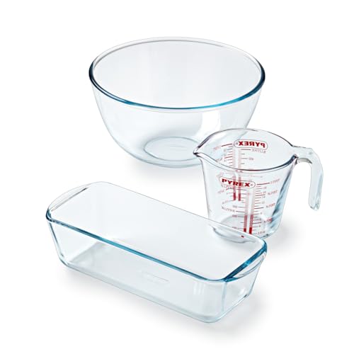 pyrex-3-teiliges-geb-ck-set-cake-party-28-cm-glas-kuchenform-0-5-l-messbecher-2- image 7