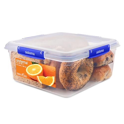 sistema-klip-it-plus-frischhaltedose-5-5-l-quadratisch-stapelbare-luftdichte-vor image 8