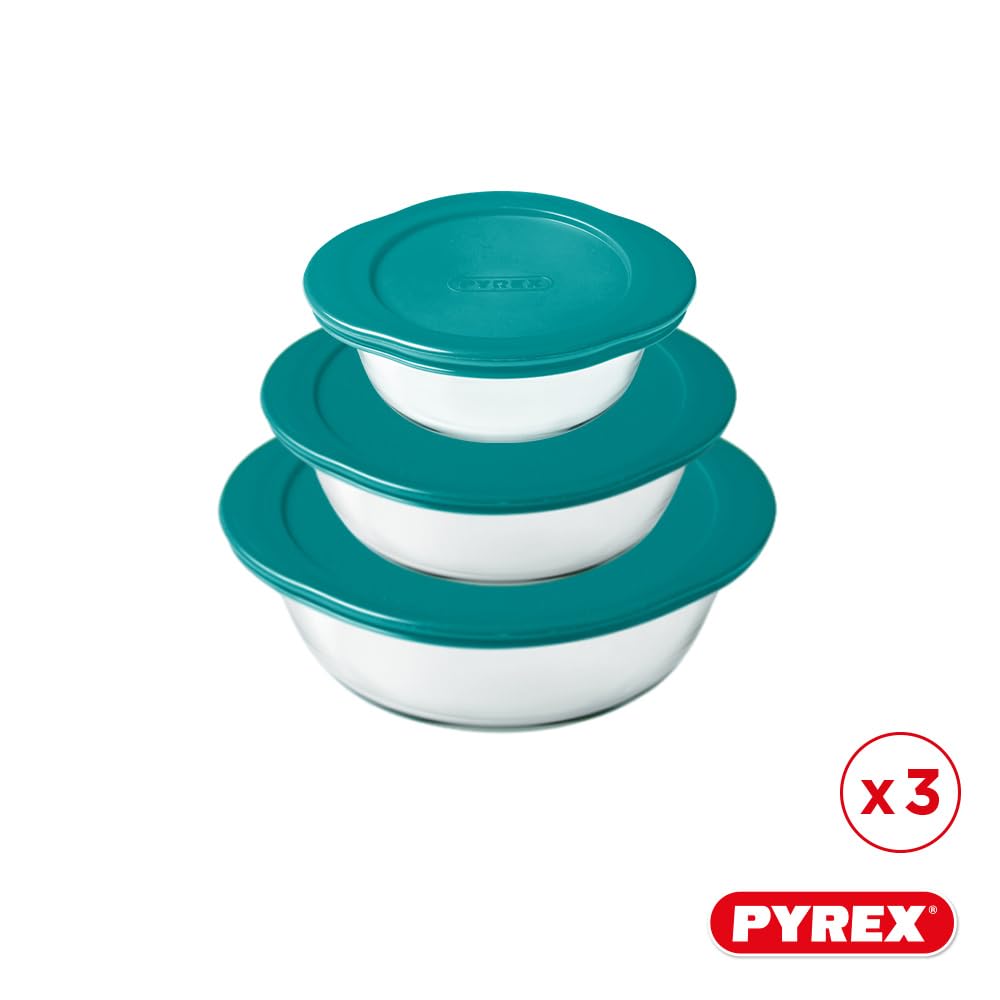 pyrex-cook-store-3er-set-runde-glasschalen-mit-deckel-0-35-l-1-1-l-2-3-l-borosil image 2