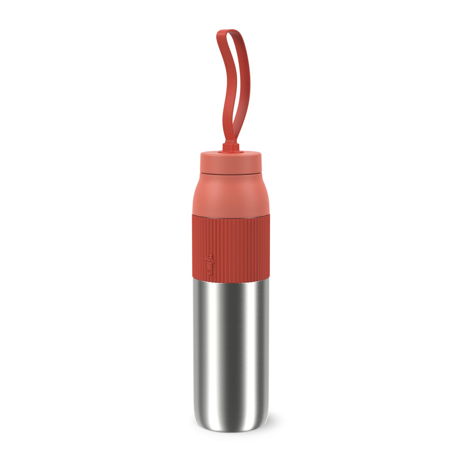 emsa-beyou-twist-isolier-trinkflasche-0-7-l-mit-integriertem-sieb-und-trageband- image 1