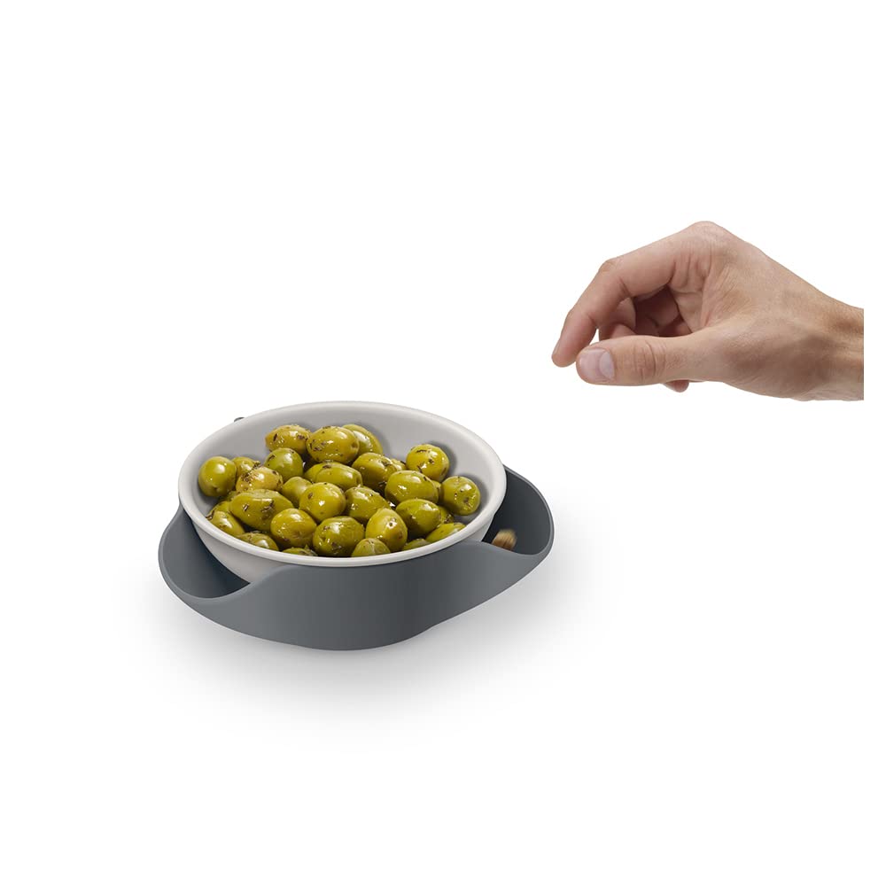 joseph-joseph-double-dish-servierschale-f-r-oliven-und-n-sse-zweist-ckig-grau image 4