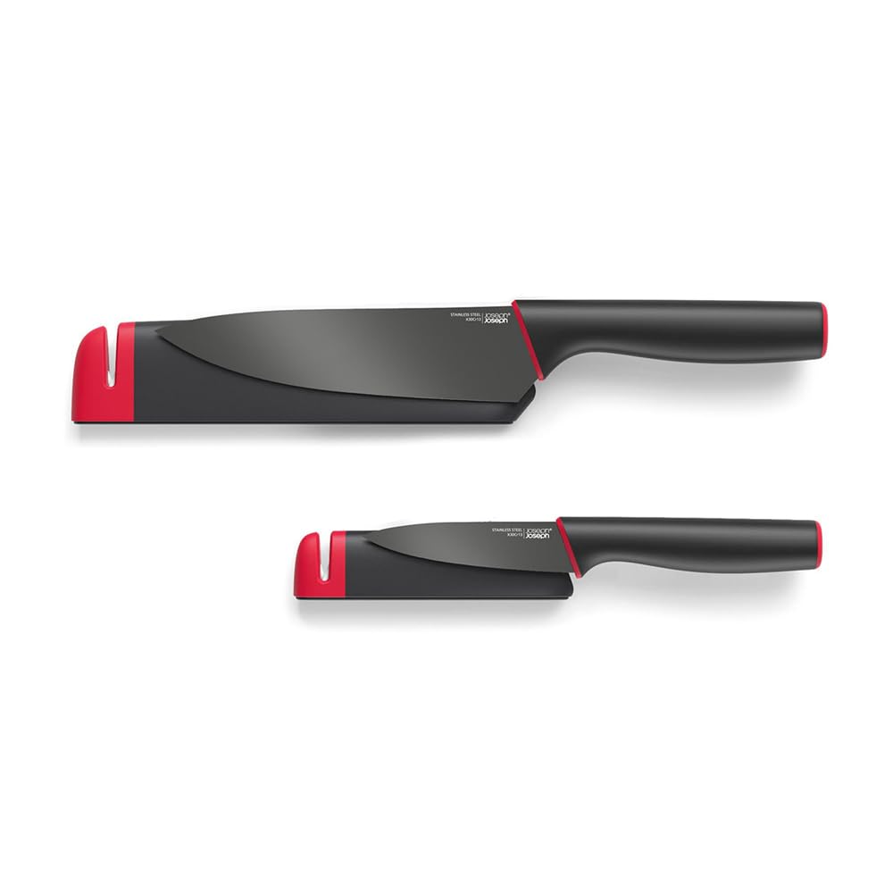 joseph-joseph-slice-sharpen-2er-set-kochmesser-und-sch-lmesser-mit-silikon-antih image 1