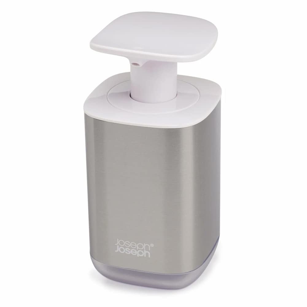 joseph-joseph-presto-edelstahl-seifenspender-hygienischer-easy-push-pumpenkopf-m image 8