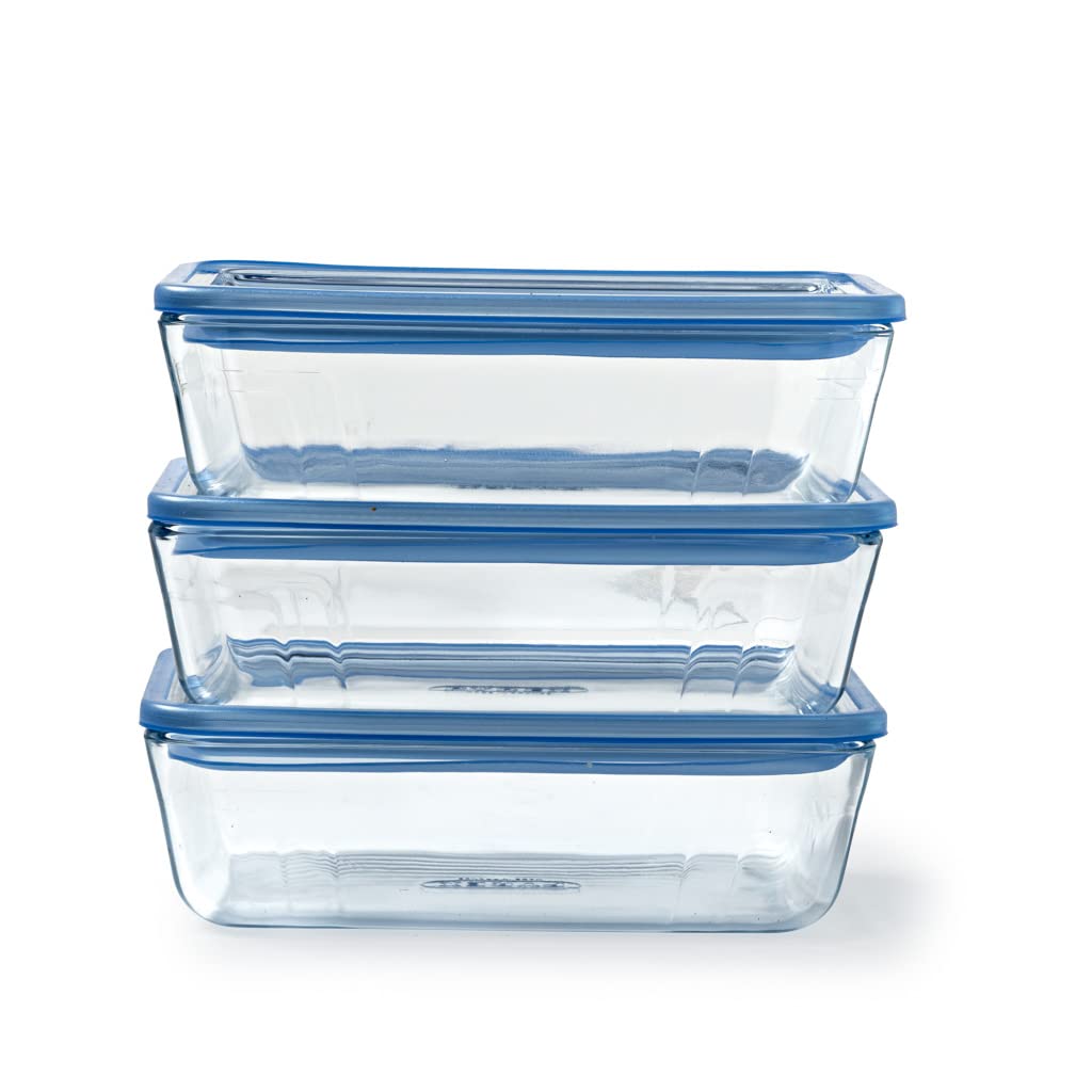 pyrex-plastica-zero-3-teiliges-glasdosen-set-mit-glasdeckel-und-silikondichtung- image 1