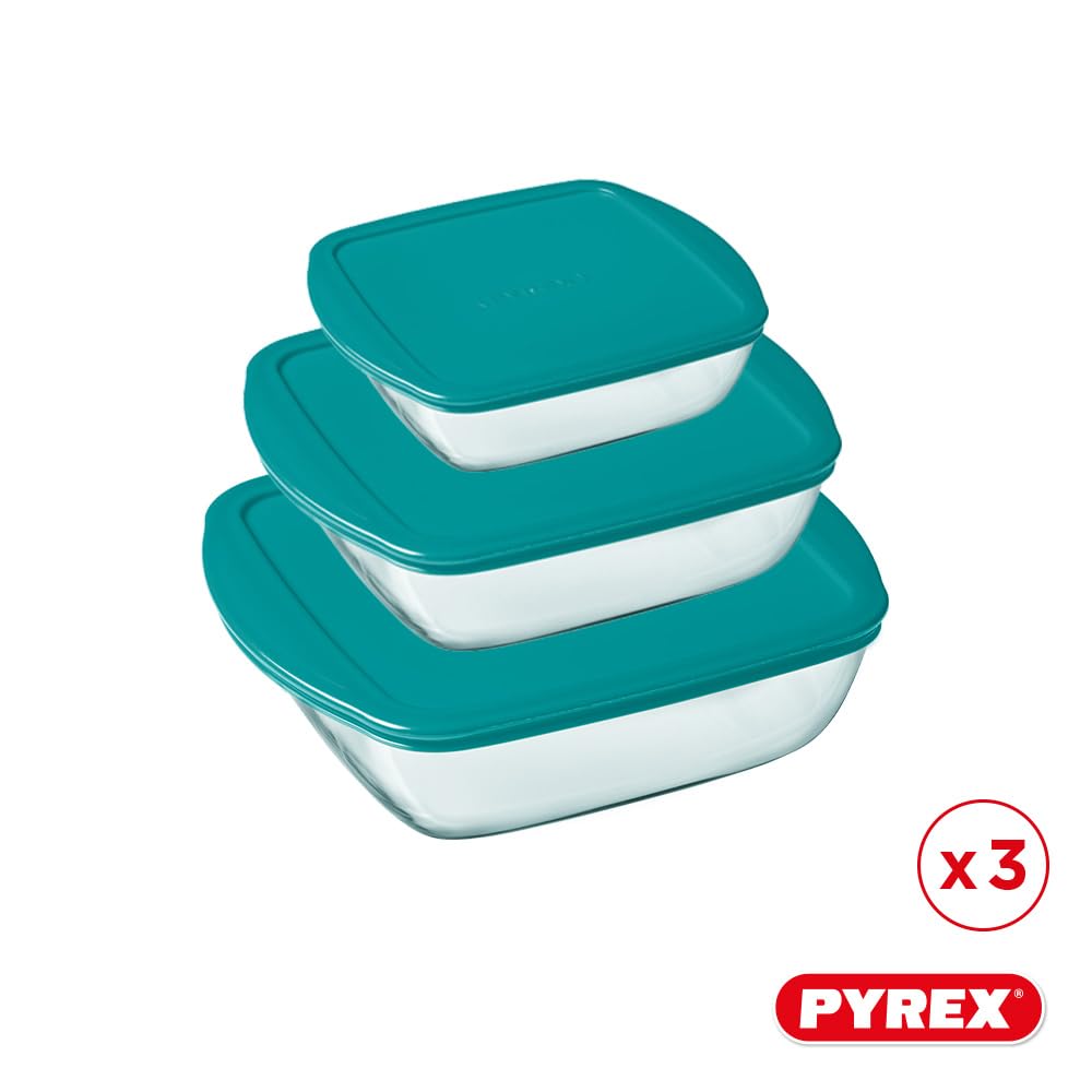 pyrex-cook-store-3er-set-eckige-vorratsschalen-aus-borosilikatglas-mit-deckel-0- image 2