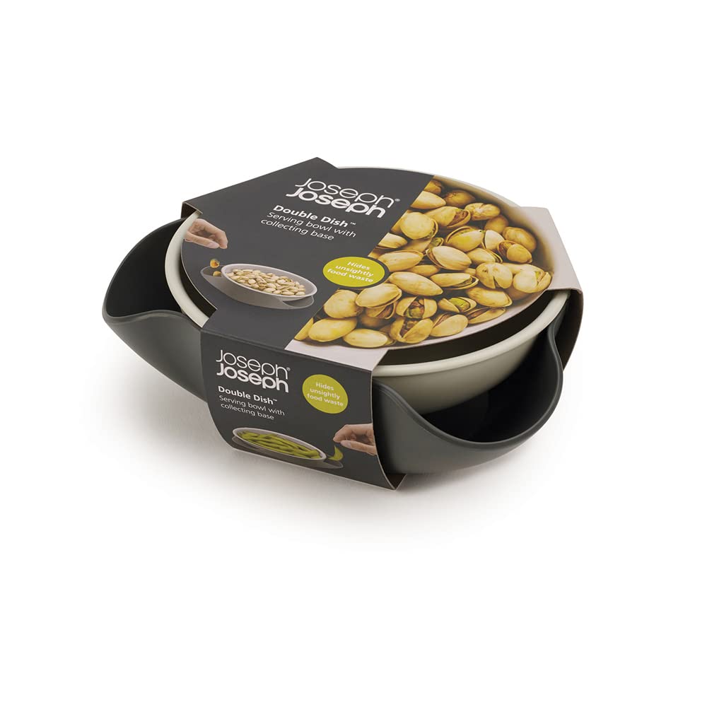 joseph-joseph-double-dish-servierschale-f-r-oliven-und-n-sse-zweist-ckig-grau image 2