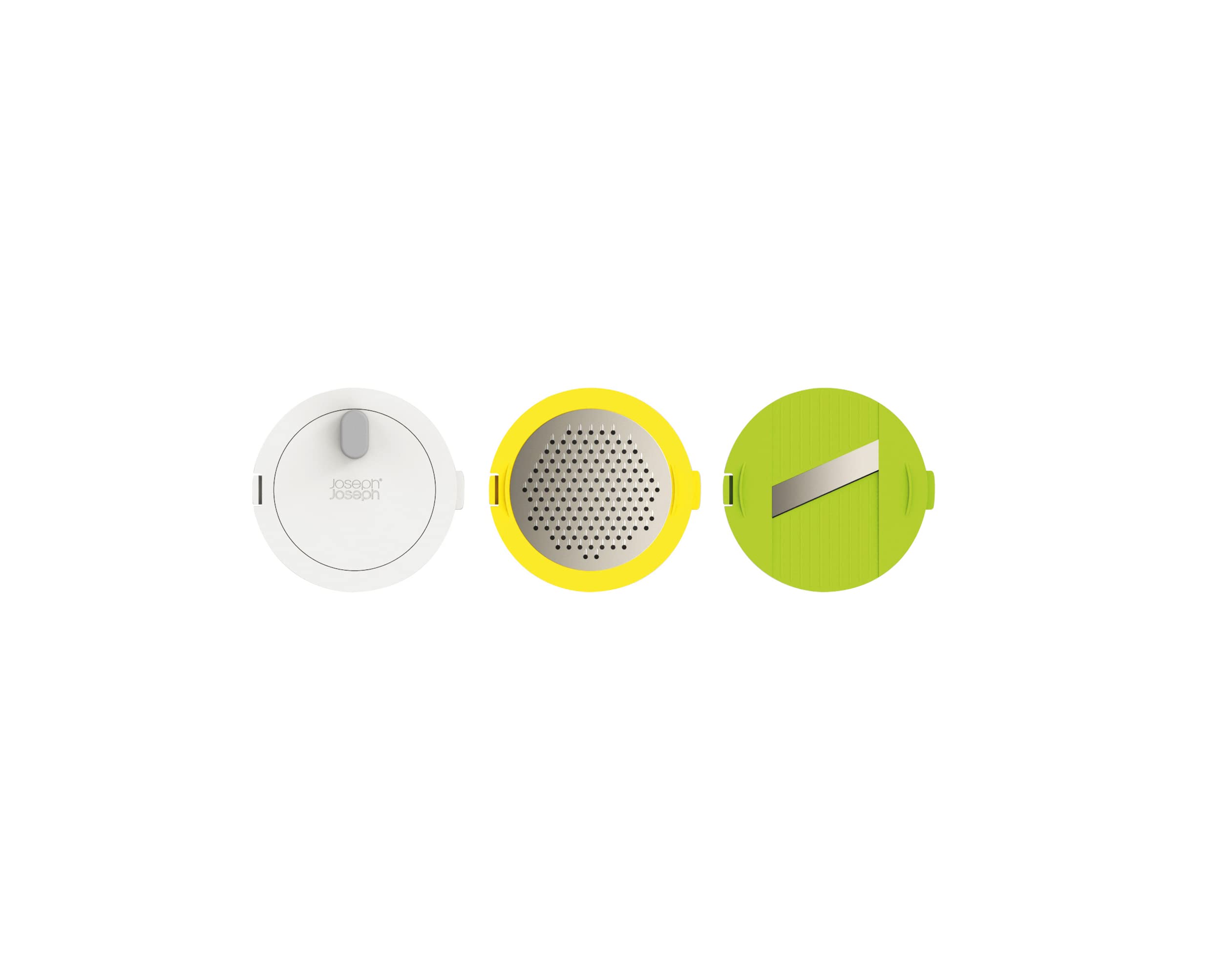 joseph-joseph-duo-3-teiliges-salat-zubereitungsset-salatschleuder-hobel-und-reib image 3