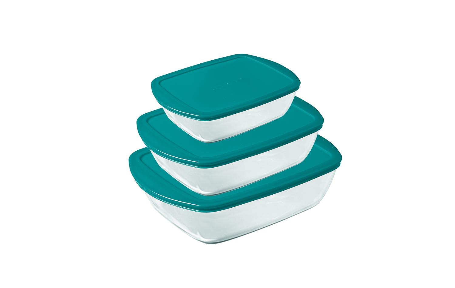 pyrex-cook-store-3er-set-rechteckige-glasschalen-mit-deckel-0-4-l-1-1-l-2-5-l-bo image 1