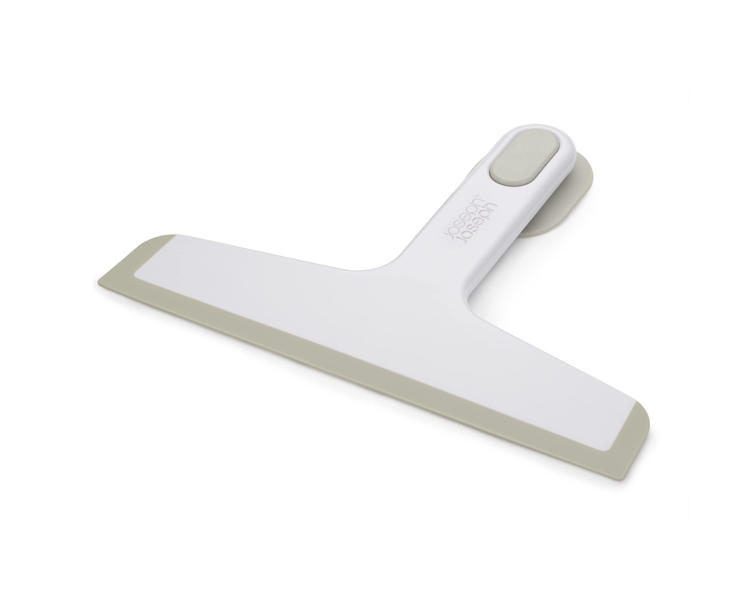 joseph-joseph-duo-slimline-duschabzieher-mit-saugnapfhalterung-wei-flexible-lipp image 1