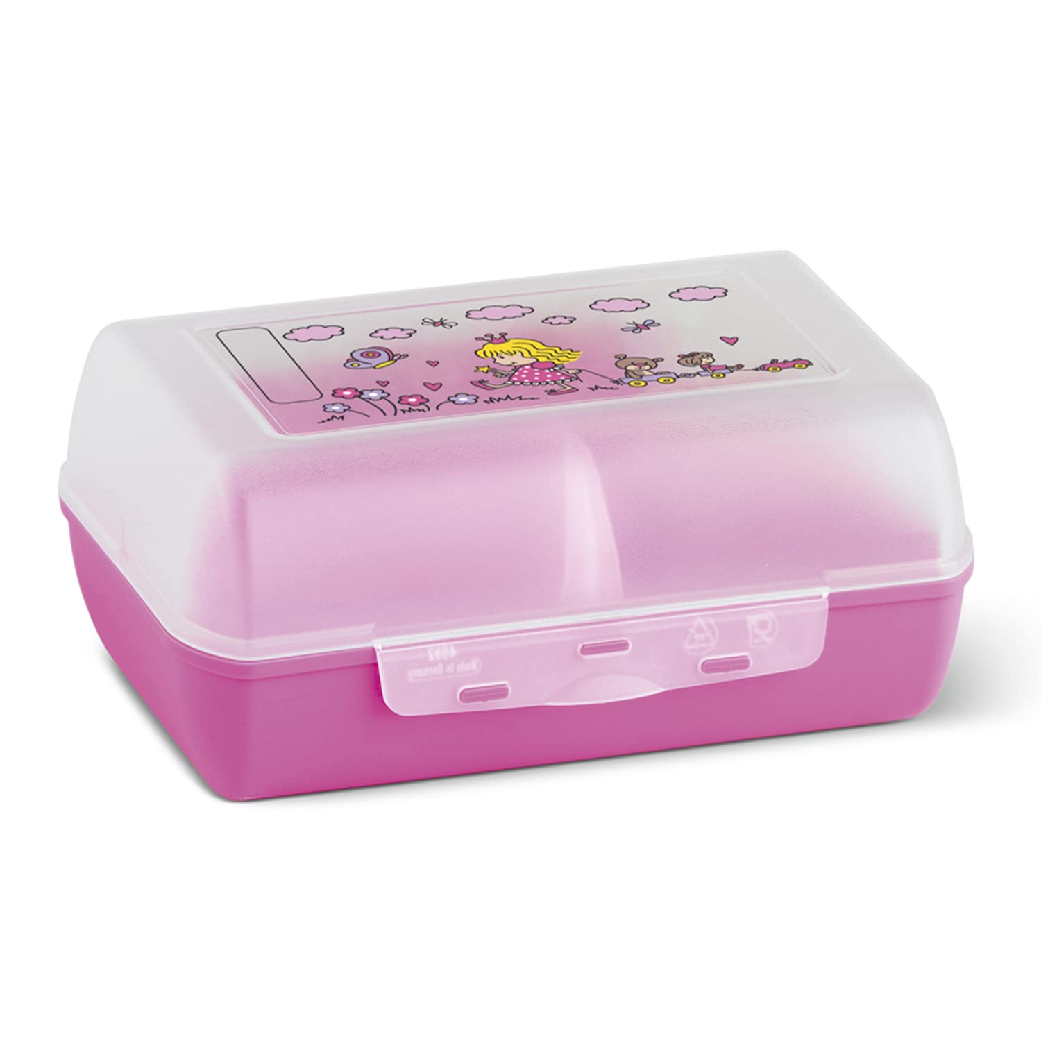 emsa-variabolo-monster-kinder-brotdose-mit-herausnehmbarer-trennwand-und-klippve image 7