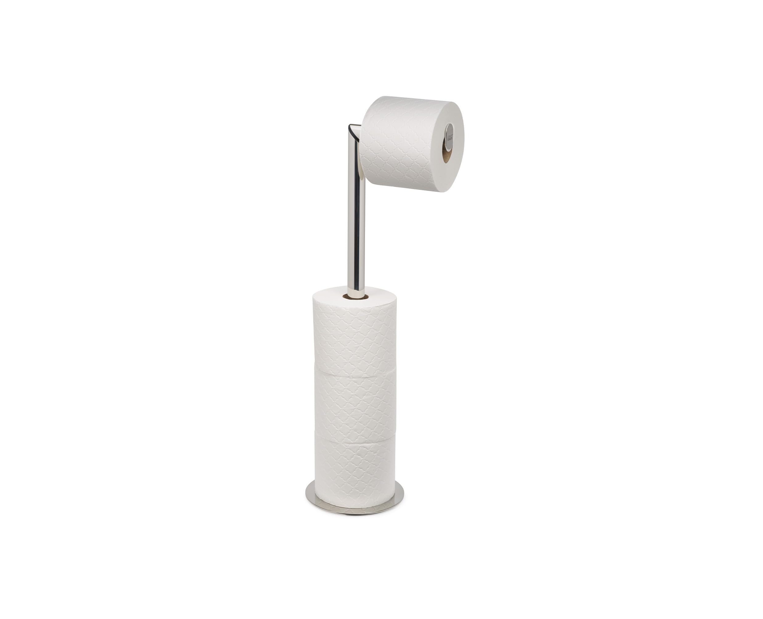 joseph-joseph-easystore-luxe-freistehender-toilettenpapierhalter-edelstahl-spend image 1